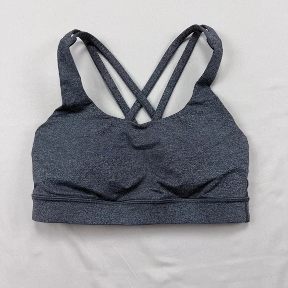 Lululemon Athletica Charcoal Strappy Sports Bra - Picture 4 of 5